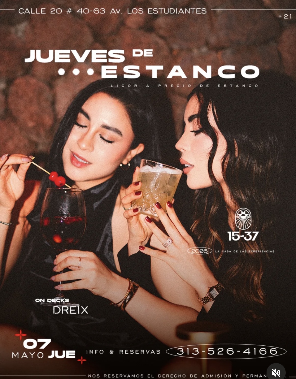 Cartel Jueves de Estanco